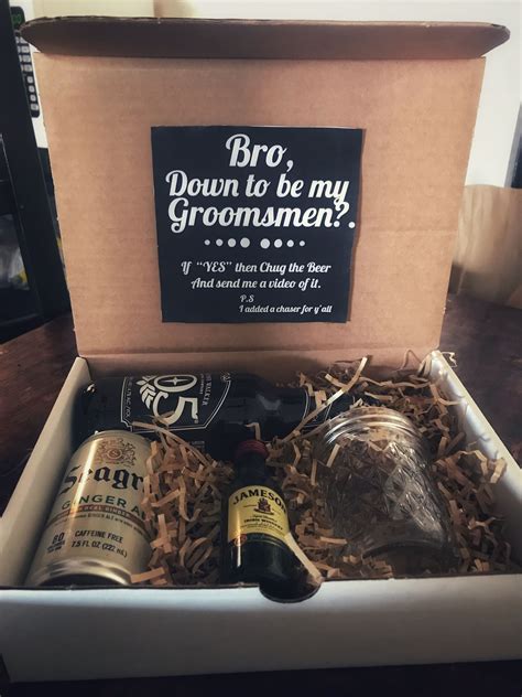 Groomsmen Proposal Box - The Perfect Way to Pop the Question