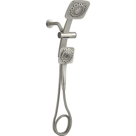 KOHLER Maxton Brushed Nickel 3-Spray Dual Shower Head in the Shower Heads department at Lowes.com