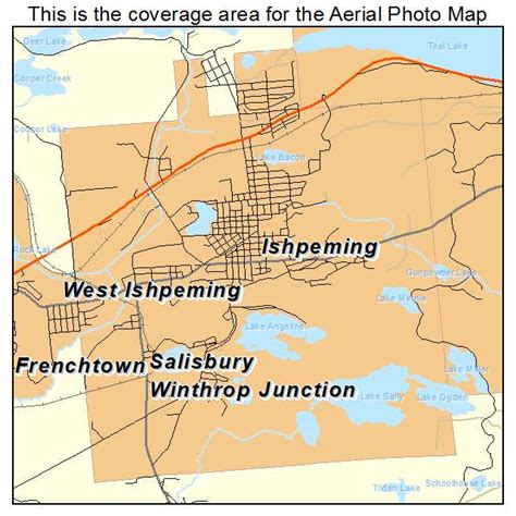 Aerial Photography Map of Ishpeming, MI Michigan