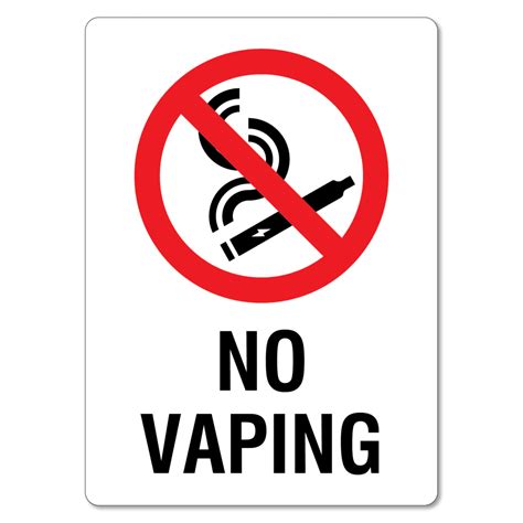 No Smoking Or Vaping Sign Printable