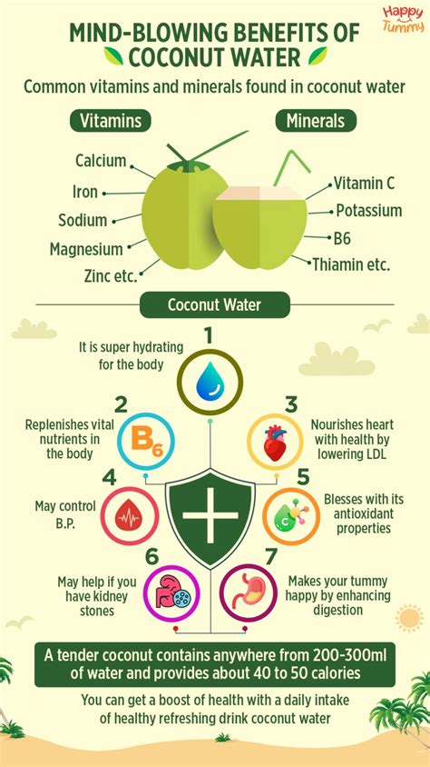 Mind-blowing health benefits of coconut water - Happytummy