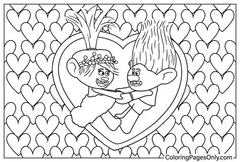 trolls coloring pages for kids ready for download