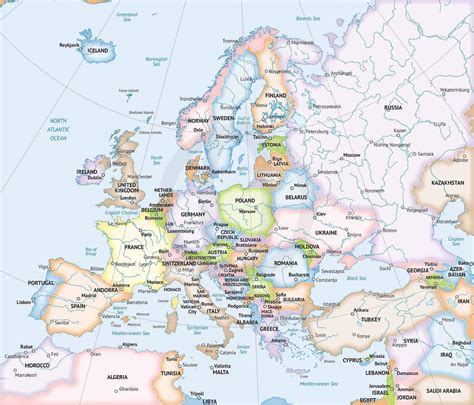 Printable Europe Map