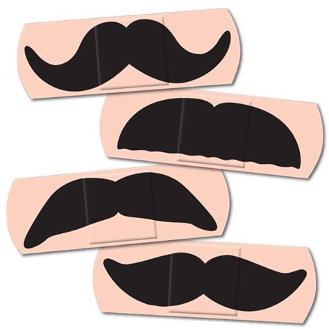 Mustache Bandages