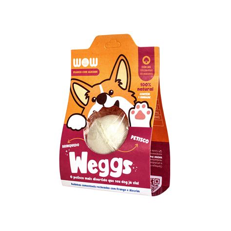 Petisco Wow Pet Food Weggs para Cães Frango e Alecrim| Banzoo Pet Shop