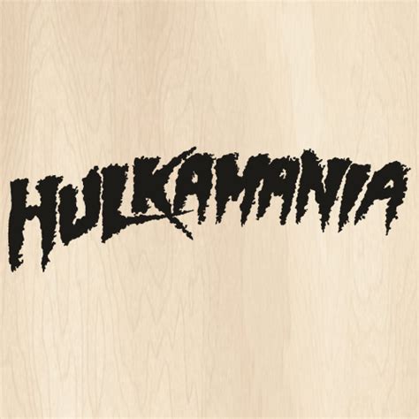 Hulkamania Black SVG | Hulkamania PNG | Hulk Wrestler vector File | PNG ...