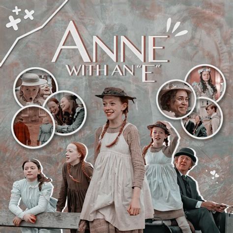 Anne With an E Montagem de Fotos Aesthetic Diana Gilbert | Anne of green gables, Anne shirley, Anne