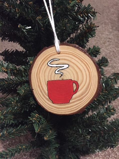 Coffee Cup Christmas Ornament Tea Cup Ornament - Etsy