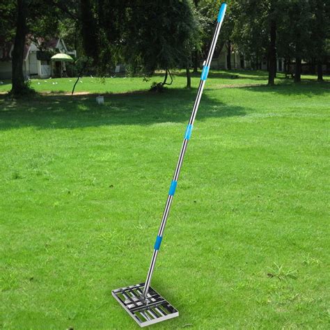 Amazon.com : Lawn Leveling Rake 6.5 FT Stainless Steel Leveling Tool with 73'' Long Stainless ...