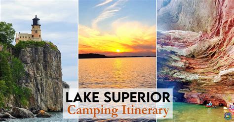 Lake Superior Camping Itinerary Map & Guide