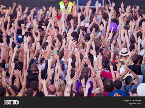 Crowd Holding Hands Image & Photo | Bigstock