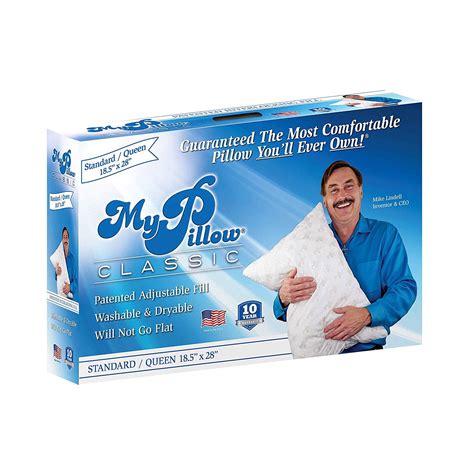 MyPillow Classic Series Foam Queen Sized Bed Deep Sleep Pillow, Green ...