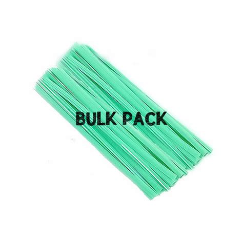 Shop Bulk Mint Green Twist Ties: Plastic Twist Ties, Bag Ties at BPS ...