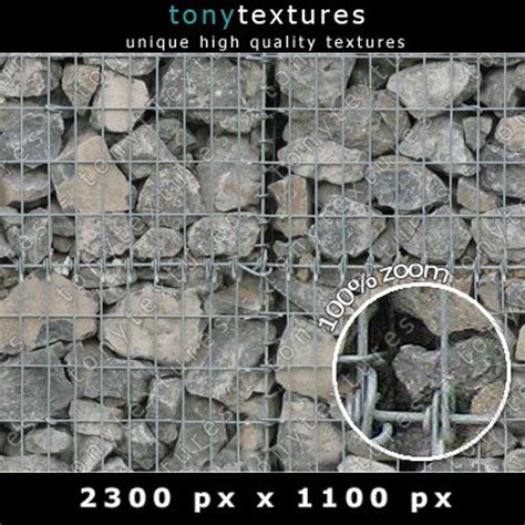 Gabion Stone Wall Element 02 - TurboSquid 354336