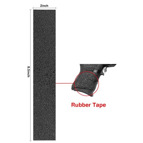 Gun Grip Tape Rubber 2"x8.5" Rubberized Grips for Guns Tools Knives | eBay