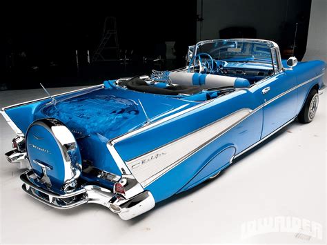 1957 Chevrolet Bel Air Convertible - Street and Performance LS-2 Engine - Lowrider Magazine