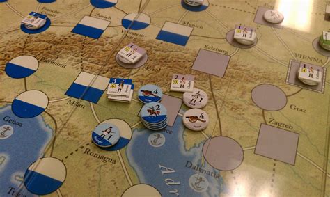 Yockbo's Boardgame Blog: The Napoleonic Wars (GMT) ~ 4-Player Scenario