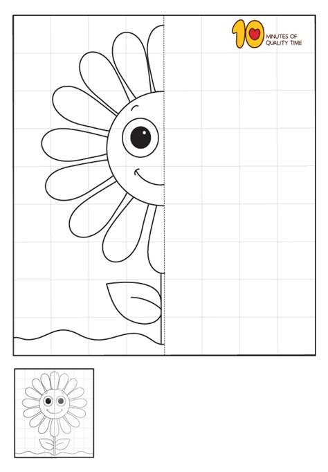 Symmetry Drawing Worksheet Kindergarten