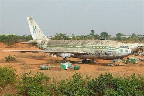 Abandoned Airbus A310 'River Ethiope' Stands Derelict in Lagos Airport's Boneyard - Urban Ghosts ...