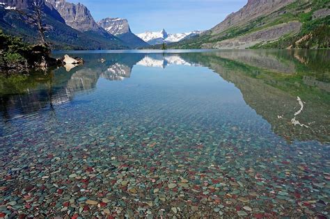 "Lake St Mary, Montana" by Harry Oldmeadow | Redbubble