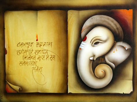 Ganesh Mantra - Ganpati Mantra Wallpaper Download | Мантра, Бог шива, Кришна