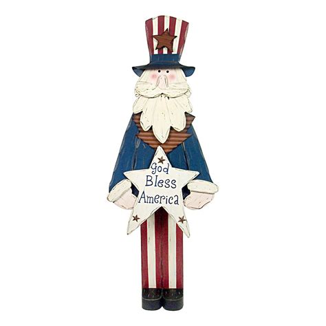 36-in. Patriotic Uncle Sam Statue | At Home