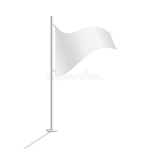 White Flag Vector Illustration Stock Vector - Illustration of flag, shape: 38058503