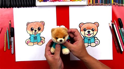 How To Draw Boo The Cutest Dog In The World - Art For Kids Hub