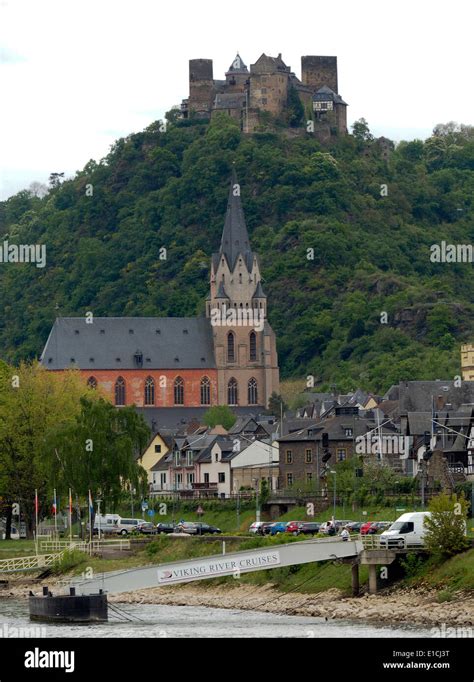 Oberwesel Germany on the Rhine River Stock Photo - Alamy