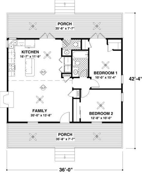 2 Bedroom Cabin Blueprints | Keepyourmindclean Ideas