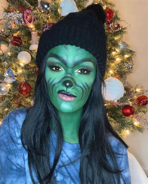 Grinch makeup | Carnival face paint, Halloween makeup, Makeup