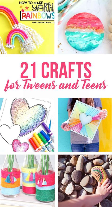 21 Crafts for Teens and Tweens in 2020 | Tween crafts, Easy crafts for ...