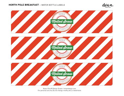 Download These Free Elf on the Shelf North Pole Breakfast Printables! | Catch My Party