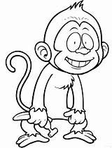 Funny Monkey coloring Page  Download Print Or Color Online For Free sketch template