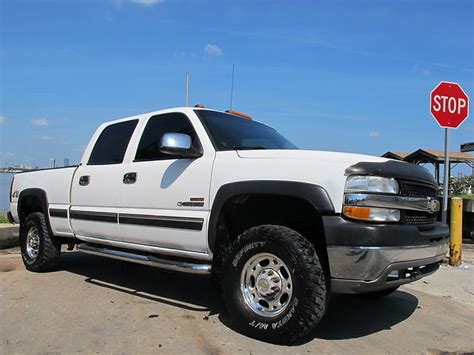 2002 Chevrolet Silverado 2500hd 4x4 Crew Cab Sierra Duramax Lb7 Allison ...