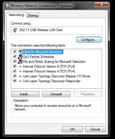 Accessing Advanced Wireless Settings for Intel Wireless Adapters