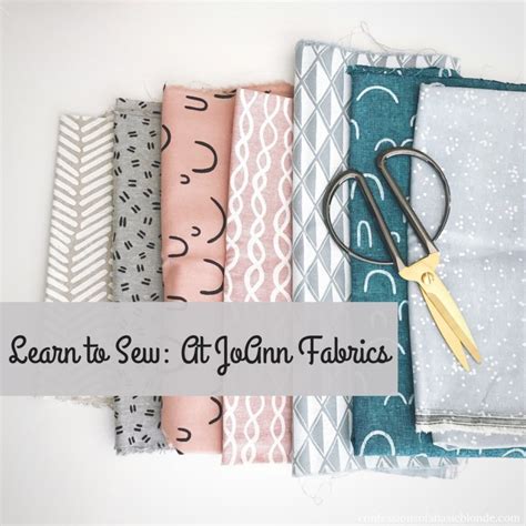 Learn to Sew at JoAnn Fabric’s