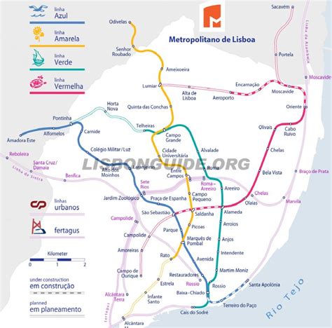 Lisbon Metro Subway Underground Map PDF - Best Lisbon Travel Guide 2016 ...