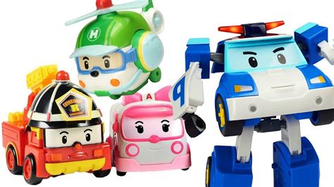 Robocar Poli toys. Cars for kids. - YouTube