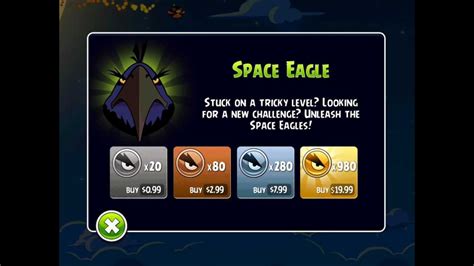 Angry Birds Mighty Eagle Space