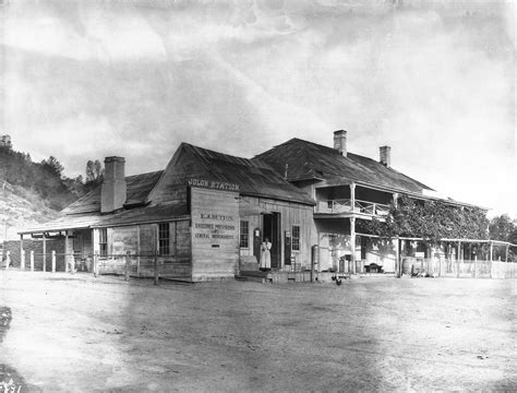 Jolon stage station on the old line to San Francisco, ca.1900-1903 (CHS ...