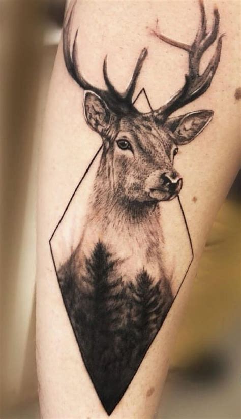 Top 15+ Cool Deer Tattoo Designs | PetPress | Boynuz dövmeleri, Fil ...