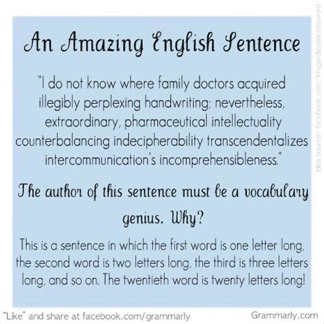 An amazing english sentence | Daily Vowel Movements