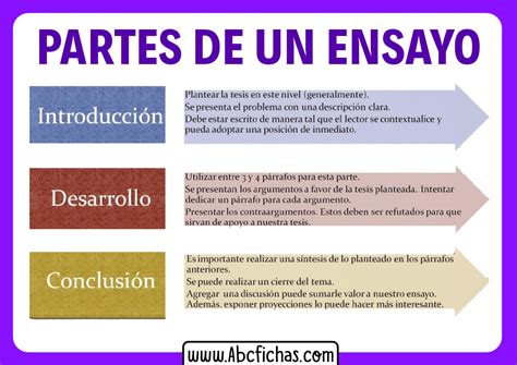 Ejemplo De Un Ensayo Literario Con Sus Partes - Image to u