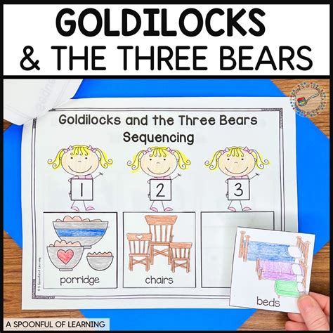 Goldilocks and the Three Bears Activities for Kindergarten - A Spoonful of Learning