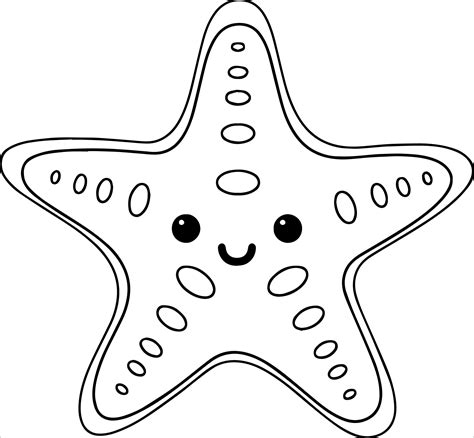 Starfish Coloring Pages - ColoringBay