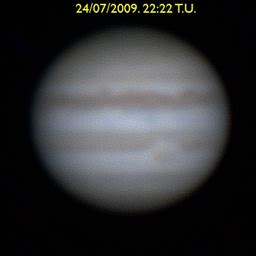 Jupiter rotation animation, July 24, 2009 | The Planetary Society