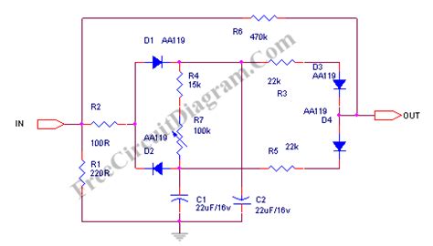 Dynamic Compressor, Self Powered Circuit Design – Electronic Circuit Diagram