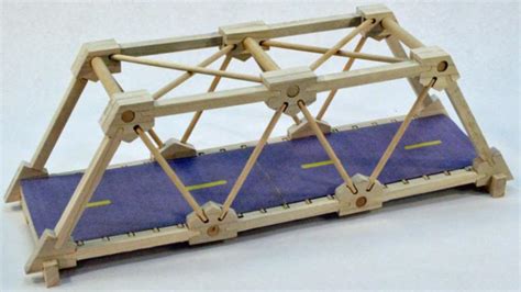 Warren Truss Wooden Bridge Kit - Model Kit 20111 | eBay