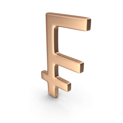 Bronze Swiss Franc Symbol 3D Object 2355072061 | Shutterstock